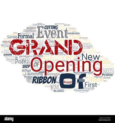 words for grand opening.